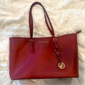 Michael Kors Large Red Purse or Tote